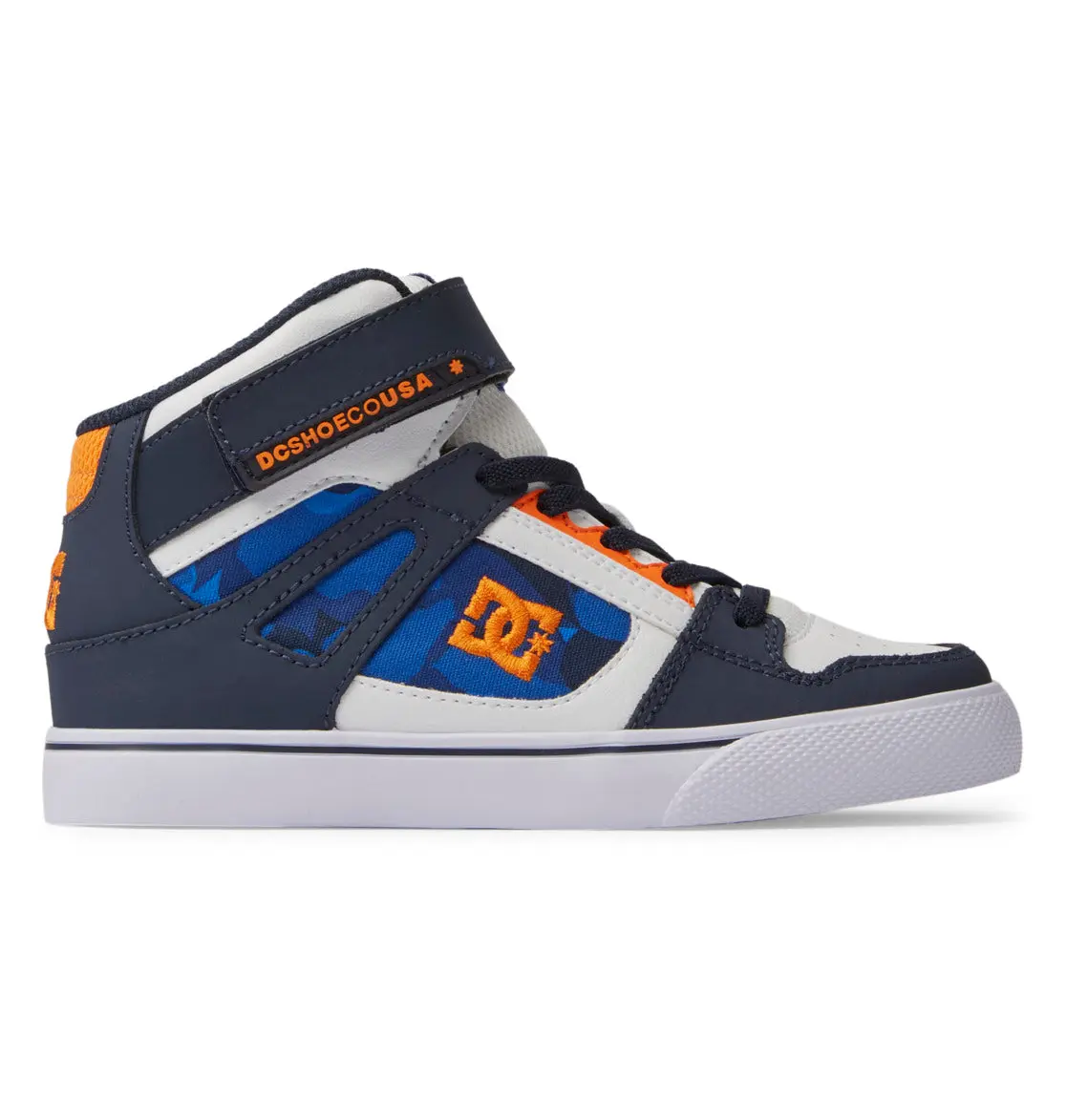 Kids' Pure High Elastic Lace High-Top Shoes